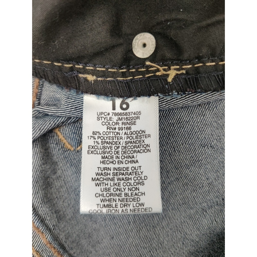 Jordache Skinny Jeans‎ Dark Wash Women's Size 16 Stretch Denim Pants - Picture 4 of 8